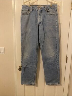 Vintage Lévis 36x36 Relaxed Fit Light Blue Men’s Jeans